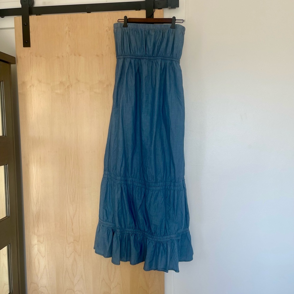 Blue Asphalt Sz. M strapless dress